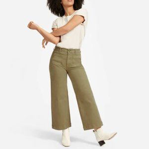 Everlane Wide Leg Crop Patch Pocket Pant